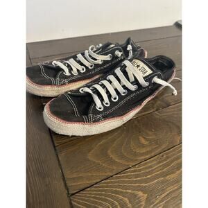 Converse All Star Raw Edge 136548C Purple Red Stitch Men’s 10 Rare Japan Style